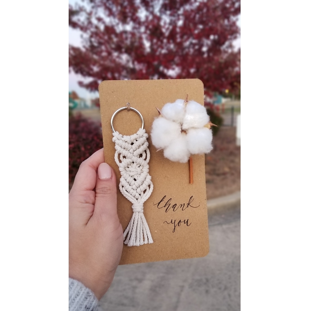 Macrame keychain